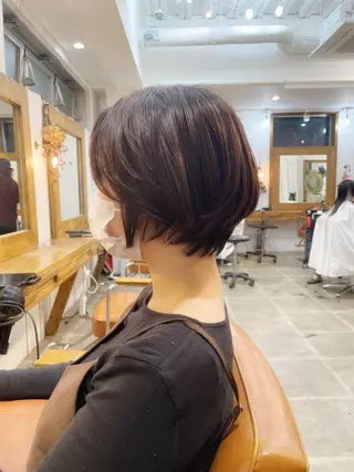 ショート newline銀座所属・👑銀座ショート/ 絶壁補正/金子涼👑のヘアスタイル
