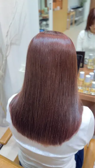 セミロング カラー honoka/艶カラ ー/透明感/レイヤーのヘアスタイル