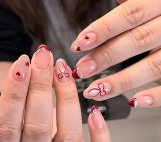 ネイル By moonネイル 🌷ワンホン/韓国風のネイルデザイン