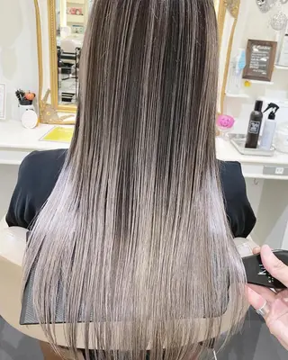 ロング カラー 高橋凜/髪質改善/ 縮毛矯正/カラーのヘアスタイル