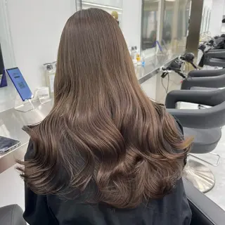 ロング カラー 中韓レイヤー/ ブラウン🤎はやとのヘアスタイル