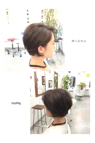 ショート カラー 山内 聡史のヘアスタイル