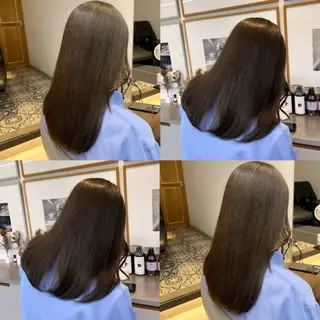 ミディアム カラー カジュアルを女っぽく 𝗮𝘆𝗮𝗰𝗼のヘアスタイル