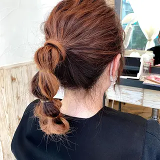 ヘアアレンジ 再現性×メンズヘア/ 表参道/MOMONEのヘアスタイル