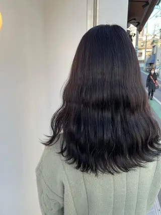 セミロング カラー 中目黒🌼 🌼ハナのヘアスタイル