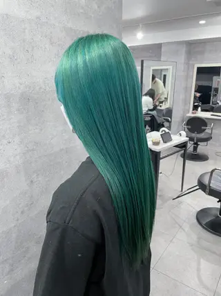 ロング カラー _WHITE 天神店 YUMEKA🐻のヘアスタイル