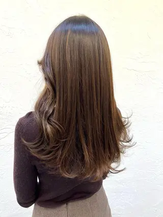 ロング カラー 髪質改善/縮毛矯正 鈴木裕介のヘアスタイル