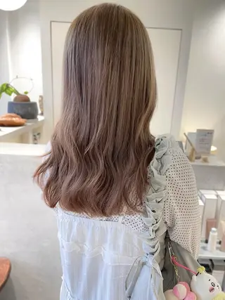 ロング カラー 林 千聖のヘアスタイル