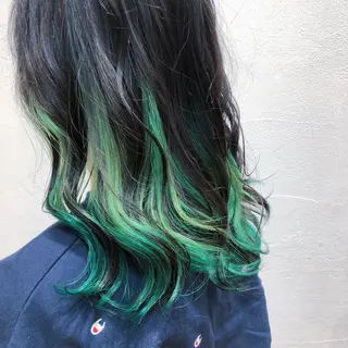 セミロング カラー メンズカット特化柏駅 徒歩3分LOUのヘアスタイル