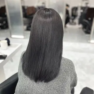 ミディアム 韓国ワンホンヘア 🎀SHIONEのヘアスタイル