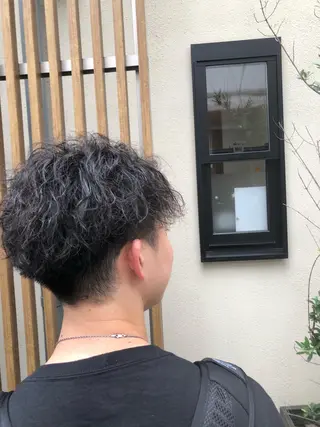 メンズ BELO福島所属・ツイストスパイラル 成林康平のヘアスタイル