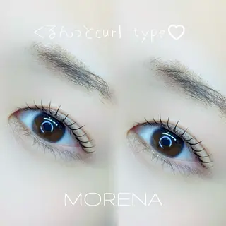 マツエク・マツパ 小顔eyelash MORENAのマツエク・マツパデザイン