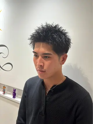 ショート メンズ 青木 真裟斗のヘアスタイル