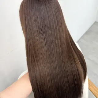 ロング カラー ヘアアレンジ ブリーチなしカラー /ベージュ/安形翔のヘアスタイル