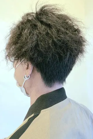 ショート メンズ パーマ 【大宮】デザイナー Anne 諳 アンのヘアスタイル