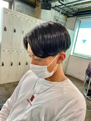 ショート パーマ メンズ 🟦ニュアンス/メン ズパーマ横浜🟦のヘアスタイル