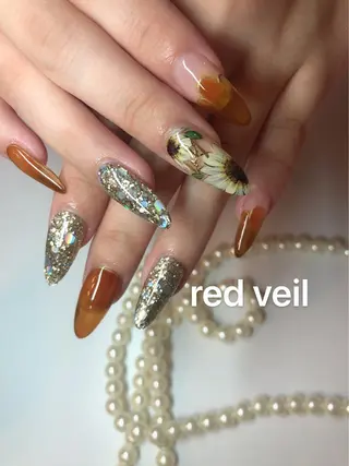 ミディアム ネイル 長さ出し専門 nynaのネイルデザイン