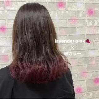 セミロング Hana ♡ marshu梅田のヘアスタイル