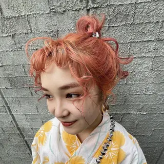 カラー ヘアアレンジ GOTODAYシェアサロン梅田店所属・まな カラー、メンズパーマのヘアスタイル