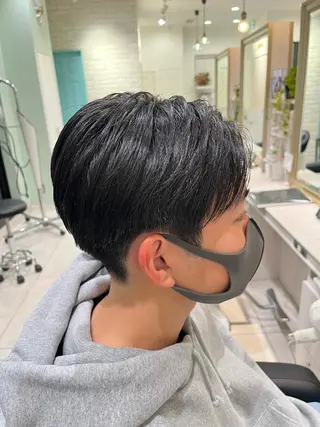 ショート パーマ メンズ キッズ 🥇メンズ特化 伊東輝のヘアスタイル