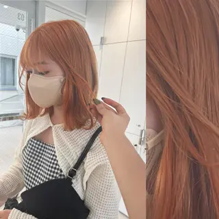 ミディアム カラー ヘアアレンジ stylist ◎RUKI.のヘアスタイル