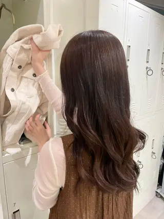 ロング カラー 野町好花 レイヤー/髪質改善のヘアスタイル