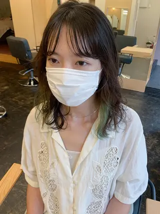 ミディアム パーマ yupi🐈‍⬛ レイヤー/パーマのヘアスタイル