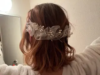 ミディアム ヘアアレンジ M.arc 【マーキ】のヘアスタイル