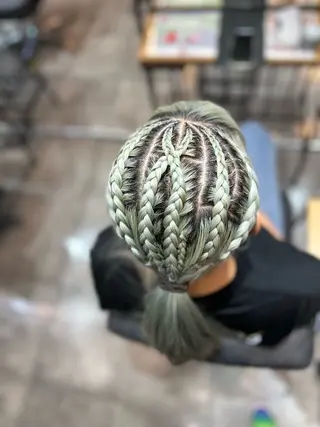 ロング ヘアアレンジ ブラックヘア🧜‍♂ 😈itsuki👿のヘアスタイル