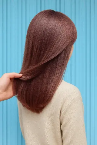 ロング 髪質改善＆白髪ぼかし カラー♡店長みやけ♡のヘアスタイル