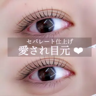 マツエク・マツパ アイブロウ manami ❤︎のマツエク・マツパデザイン