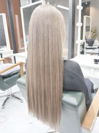 カラー ロング ヘアアレンジ モテ髪透明感❤️ デイズヘアカラーのヘアスタイル