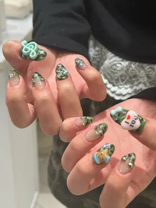 ネイル ꪆৎ平行アーチ ྀི ワカナの眉毛・アイブロウイメージ