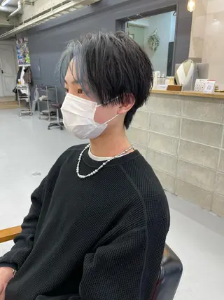 カラー メンズ 森本裕/オーナー/ スパイラルパーマのヘアスタイル