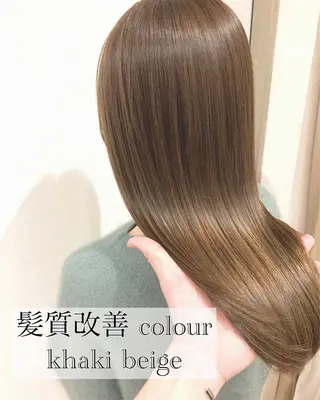 ロング カラー パーマ ヘアアレンジ Zina福岡天神🪞 髪質改善🪞レイヤーのヘアスタイル