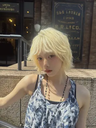 ショート カラー 💎透明感カラー特化 💎TAISEIのヘアスタイル