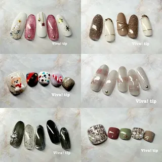 ネイル Viva!tip所属・Viva!tip ビバティップネイルのネイルデザイン