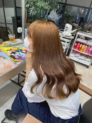 ロング メンズ縮毛矯正 ニュアンスパーマのヘアスタイル