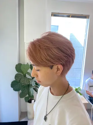 ショート カラー メンズ reverd by valore所属・reverd 竹下 大輔 メンズパーマのヘアスタイル