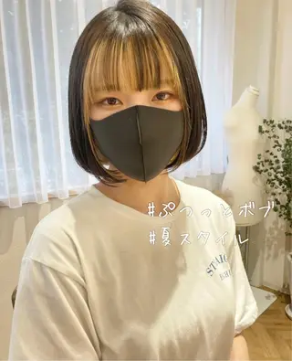 ショート カラー パーマ ヘアアレンジ メンズ キッズ ネイル マツエク・マツパ merc. 🩵妹尾杏菜のヘアスタイル