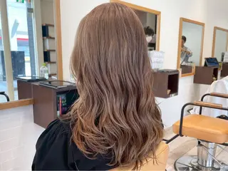 ロング カラー 透明感カラー/ 艶カラー/ここ🍒のヘアスタイル
