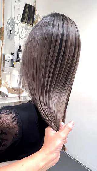 ロング 髪質改善/縮毛矯正 /カラー/篠塚菜々子のヘアスタイル