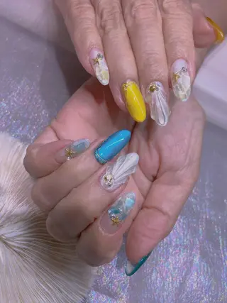 ネイル 長さだし専門店 M2　rikaのネイルデザイン