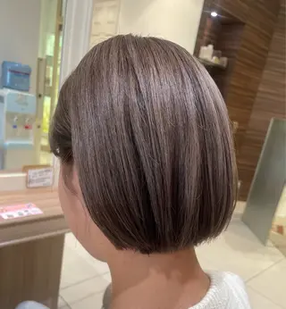 ショート カラー 韓国ヘアメイク🎀/ 縮毛矯正✨山本媛香のヘアスタイル