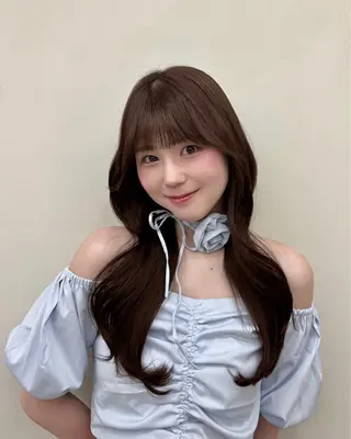 ロング 𝗆𝗂𝗒𝗎 🐈🤍のヘアスタイル