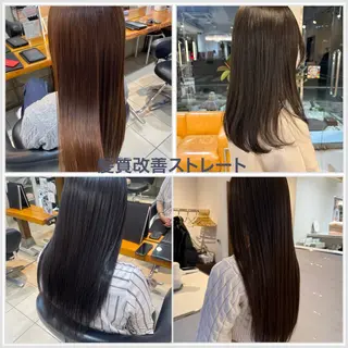 セミロング パーマ 髪質改善カラー/大竹 穂香🦉のヘアスタイル