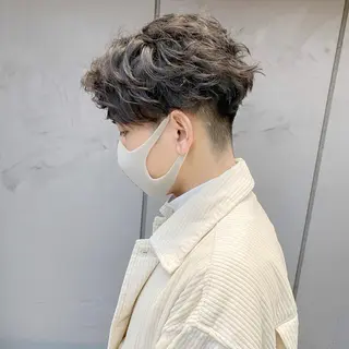 カラー パーマ メンズ 【渋谷メンズ特化】 🔥BLUCK🔥のヘアスタイル