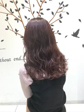 ロング カラー ヘアアレンジ flammeum 沼津【フラミューム】所属・小白井 由美のヘアスタイル