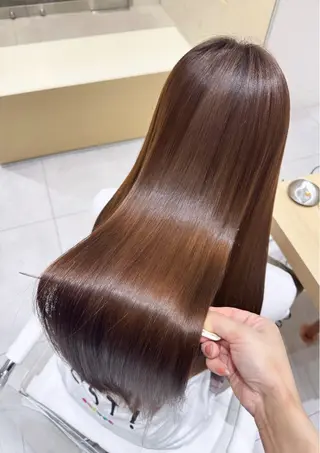 ロング 京都河原町 髪質改善🌛‧˚花綸のヘアスタイル