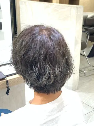 ショート カラー m.slashセンター南店所属・東 大介メンズ特化のヘアスタイル